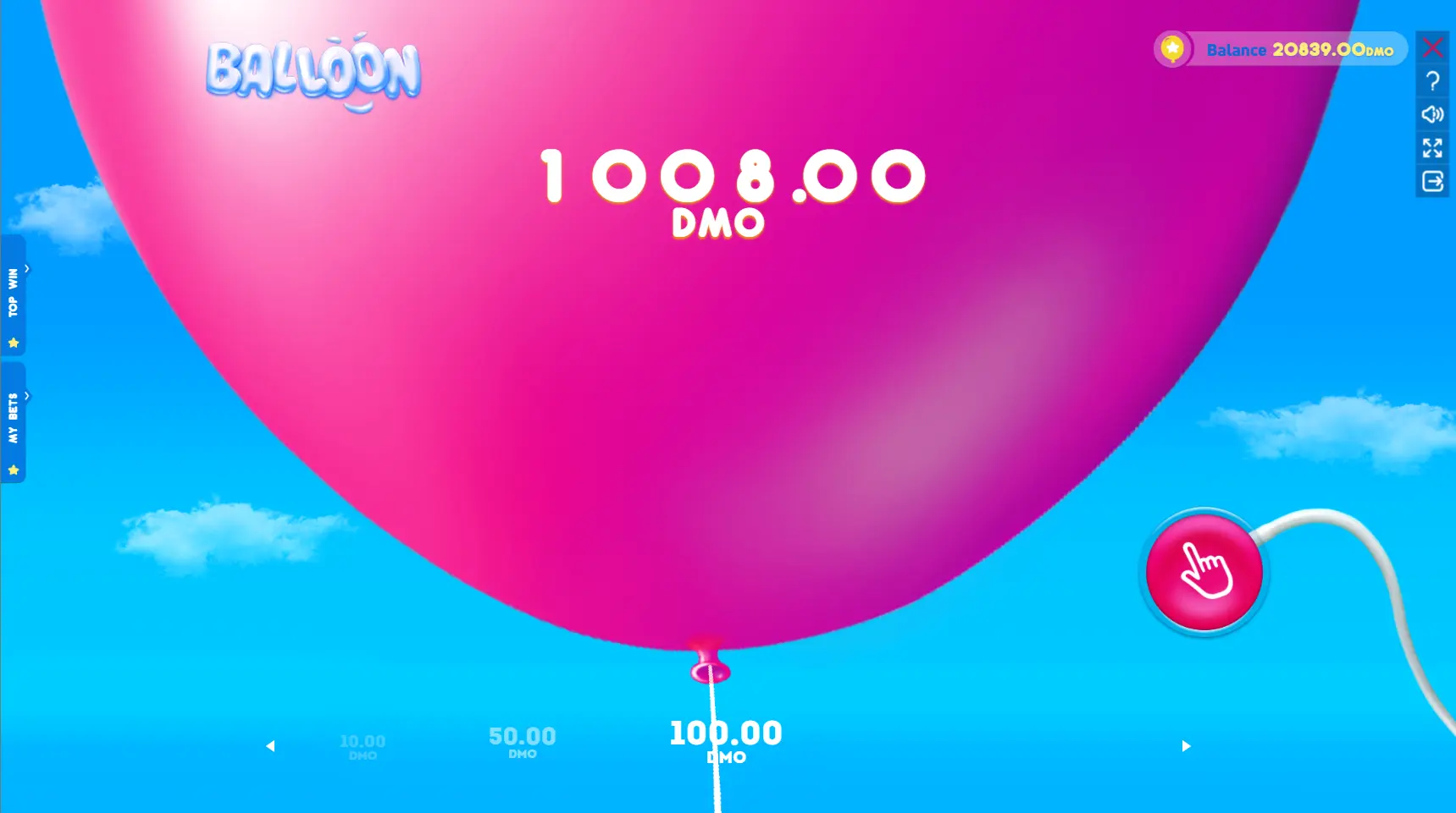 balloon mega win